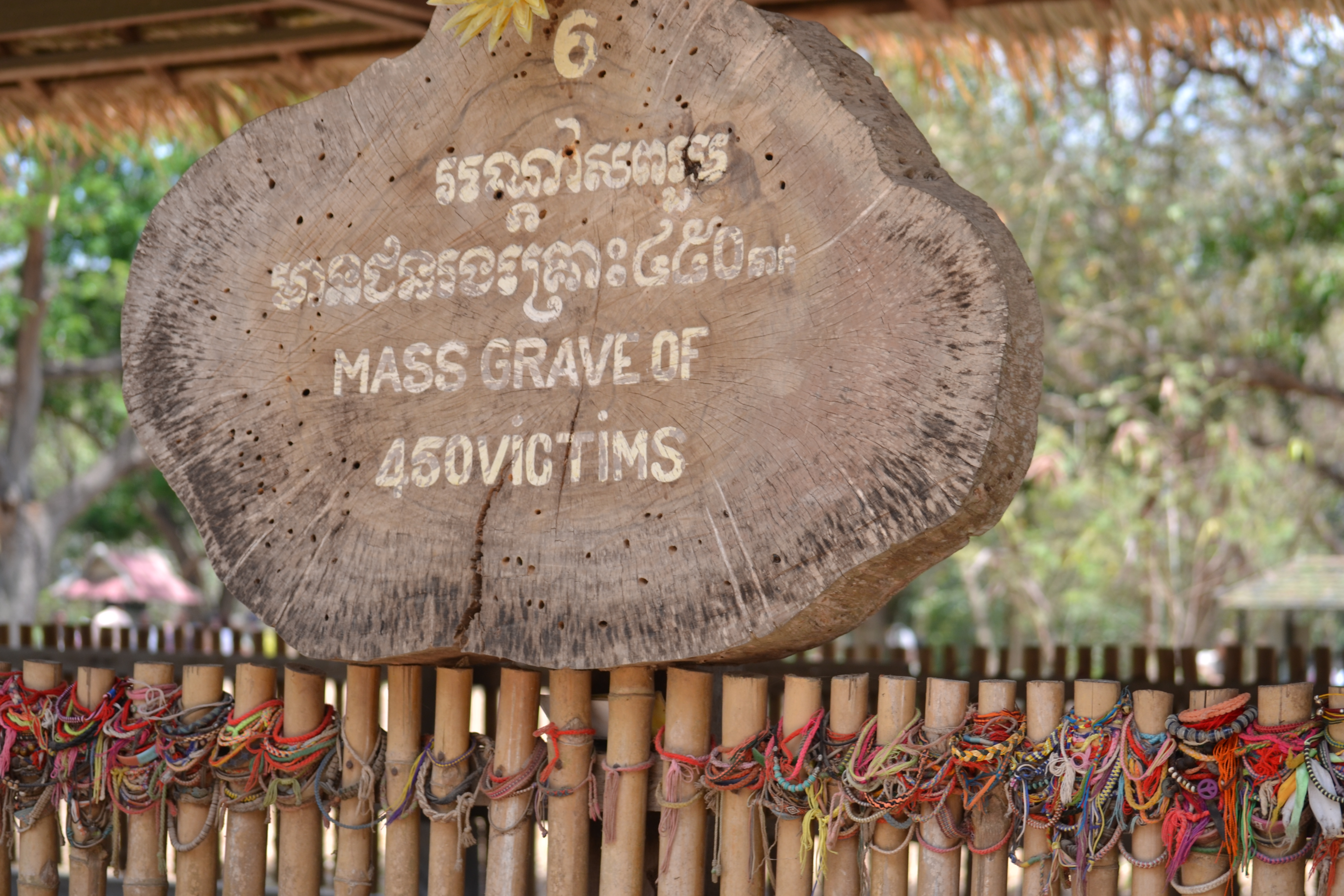 Mass graves exist throughout Cheoung Ek. Many are not yet excavated.